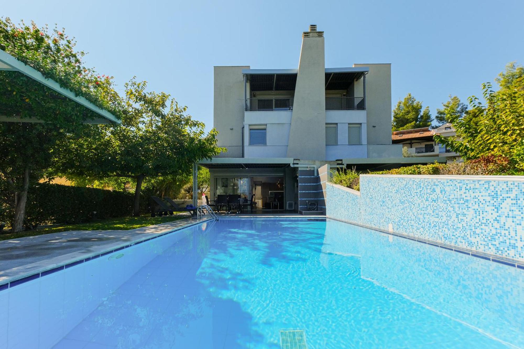 Deluxe Chrousso Pool Villa Паліурі Екстер'єр фото