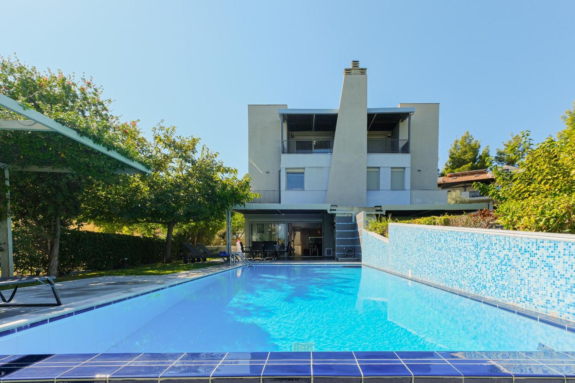 Deluxe Chrousso Pool Villa Паліурі Екстер'єр фото