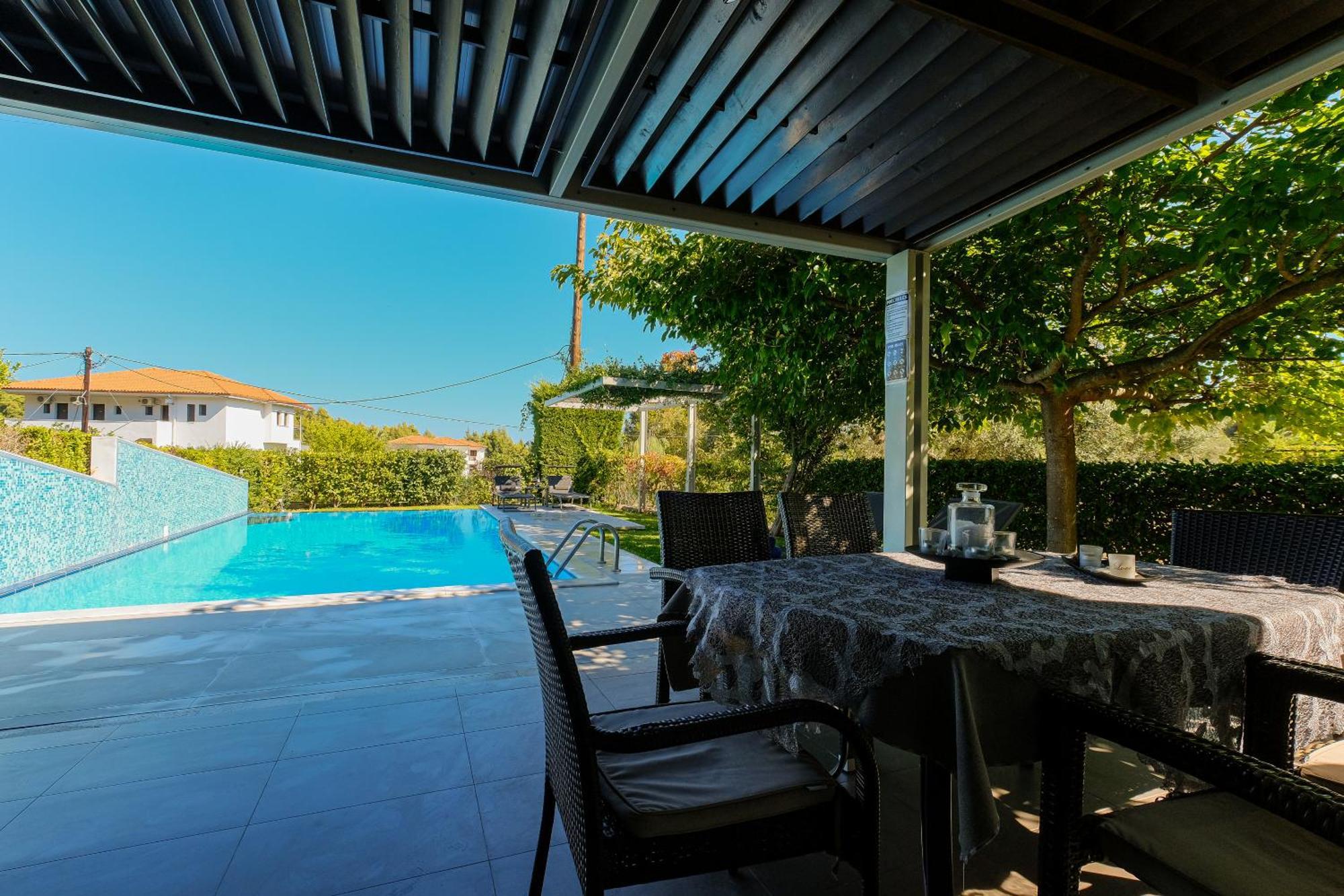 Deluxe Chrousso Pool Villa Паліурі Екстер'єр фото