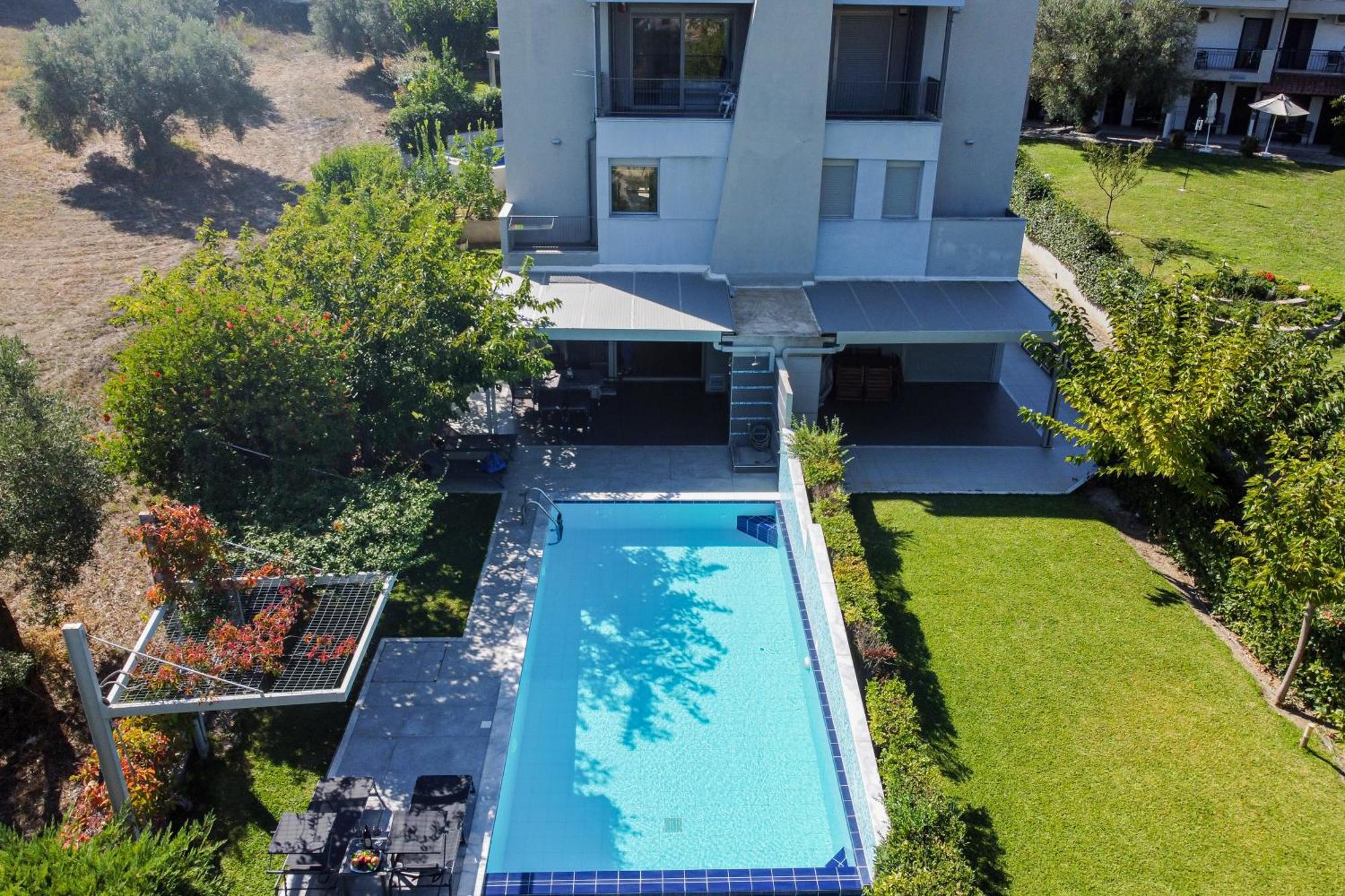 Deluxe Chrousso Pool Villa Паліурі Екстер'єр фото